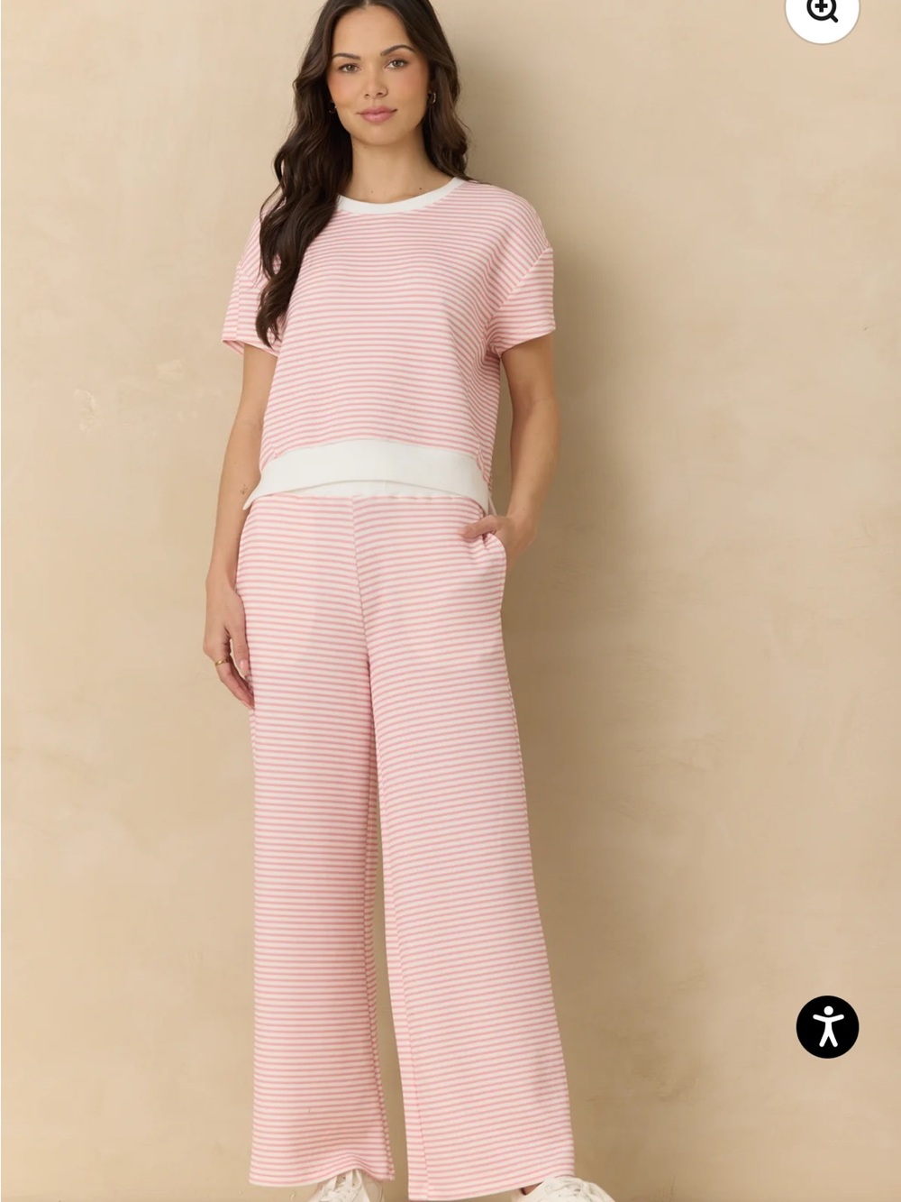 VINTAGE HAVANA Pink & White Striped Lounge Set BRAND NEW ON WEBSITE!